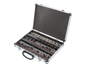 SET/SS31X1/4TC TCT Router Cutter Set, 30 Piece                                  
