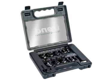 SS8TC 1/4in TCT Router Bit Starter Set, 12 Piece                                
