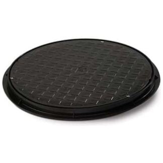 460mm Round Cover Plastic - Pedestrian, MorgansOsw