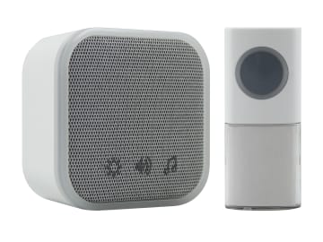 Portable Door Chime, White                                                      