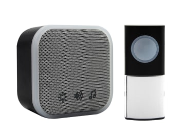 Portable Door Chime, Black                                                      