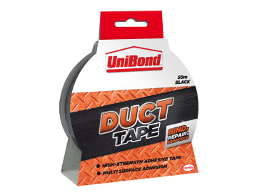 DIY Duct Tape Black 50mm x 50m                                                  