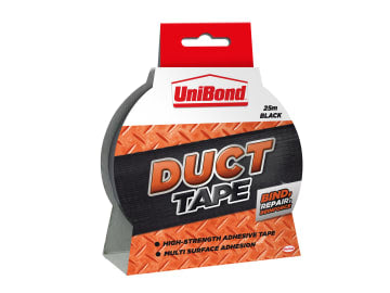 DIY Duct Tape Black 50mm x 25m                                                  