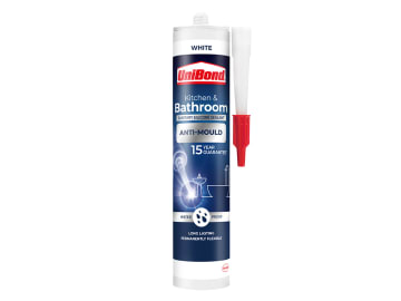 Healthy Kitchen & Bathroom Anti Mould Sealant White Cartridge 274g              
