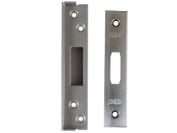 StrongBOLT 2100 Mortice Deadlock Rebate Kit 13mm Satin Chrome Box               