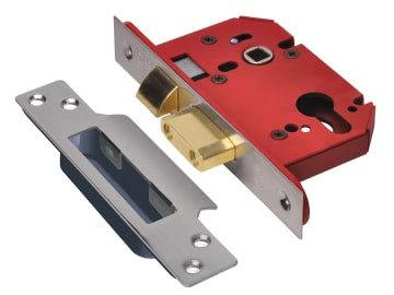 StrongBOLT 22EU EUS-SS-2.5 Euro Sashlock Stainless Steel 68mm 2.5in             