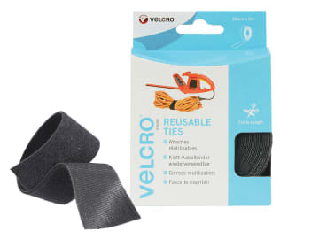 VELCRO® Brand ONE-WRAP® Reusable Ties 30mm x 5m Black                           