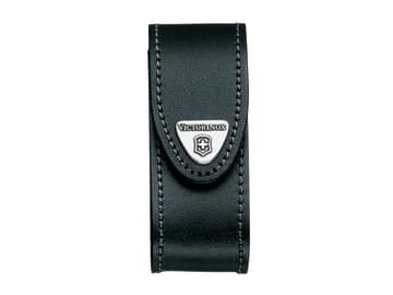 Black Leather Belt Pouch (2-4 Layer)                                            