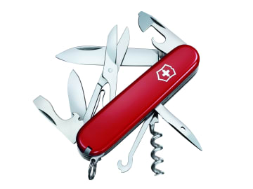 Climber Swiss Army Knife Red Blister Pack                                       