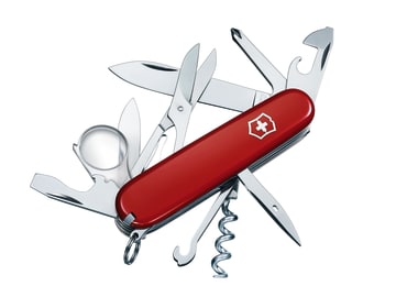 Explorer Army Knife Red Blister Pack                                            