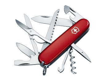 Huntsman Swiss Army Knife Red Blister Pack                                      