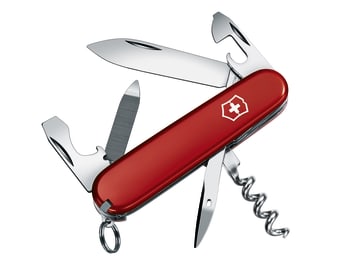 Sportsman Swiss Army Knife Red Blister Pack                                     