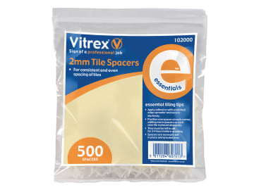 Essential Tile Spacers 2mm (Pack 500)                                           