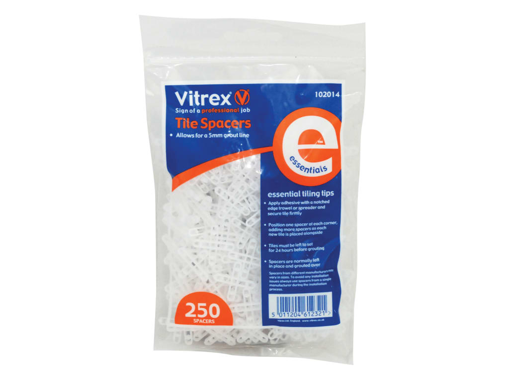 Essential Tile Spacers 5mm (Pack 250)                                           