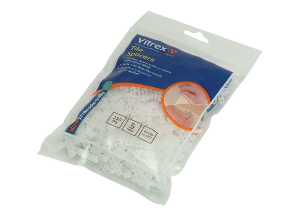 Floor Tile Spacers 5mm (Pack 500)                                               