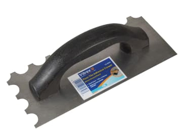 Economy Tile Trowel 20mm U Notches                                              