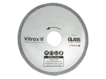 Glass Diamond Blade 110mm                                                       