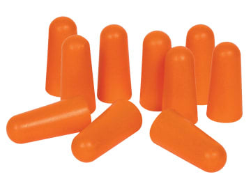 Tapered Disposable Earplugs SNR 33 dB (5 Pairs)                                 