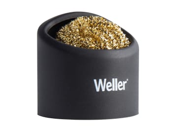 Brass Wire Sponge Cleaner with Holder                                           
