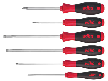 SoftFinish® SL/PZ Screwdriver Set, 6 Piece                                      