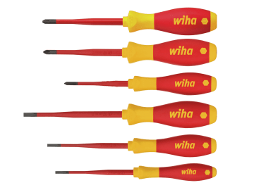 SoftFinish® electric SL/PH/PZS Screwdriver Set, 6 Piece                         