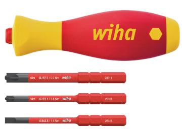 SoftFinish® electric slimVario Screwdriver Set, 4 Piece                         