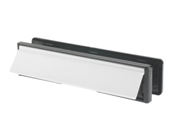 Letter Plate White (Visi-Packed) 300mm (12in)                                   
