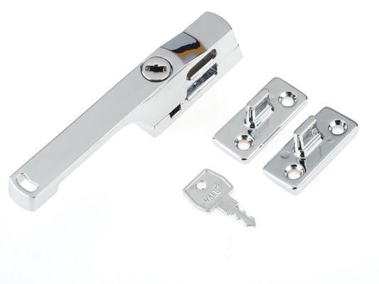 P115CH Lockable Window Handle Chrome Finish                                     