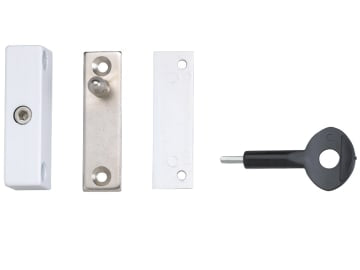 P118 Auto Window Lock White Finish Pack of 2                                    