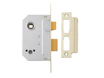 PM236 Bathroom 2 Lever Sashlock Polished Chrome 67mm 2.5in                      