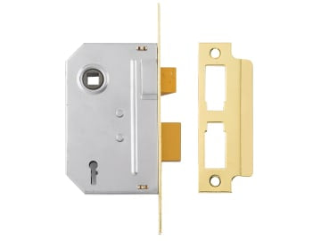 PM246 Internal 2 Lever Mortice Sashlock Polished Brass 67mm 2.5in               