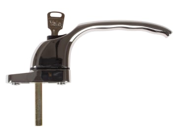 PVCu Window Handle Polished Chrome Finish                                       