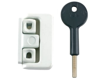 8K101 Window Latches White Finish Multi Pack of 4 Visi                          