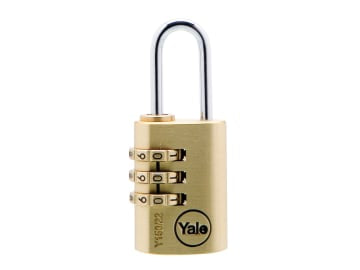 Brass Combination Padlock 22mm                                                  