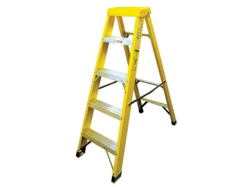 Fibreglass Swingback Steps Open, 1.33m Closed 1.47m 5 Rungs                     