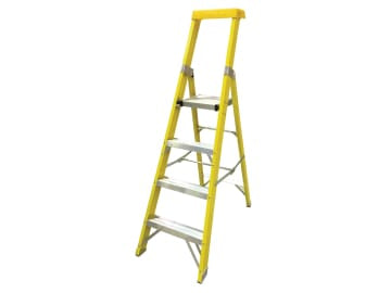 GRP Platform Steps, Platform Height 0.94m 4 Rungs                               