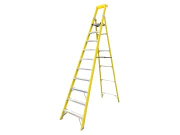 GRP Platform Steps, Platform Height 2.35m 10 Rungs                              