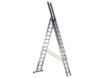 D-Rung Combination Ladder 3-Part 3 x 14 Rungs                                   