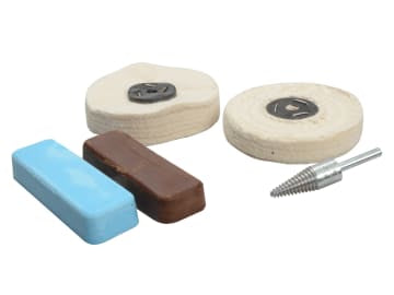 Polishing Kit Non Ferrous Metal - Brown & Blue                                  
