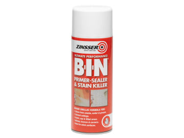 B.I.N® Primer, Sealer & Stain Killer Aerosol White 400ml                        