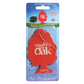 Red 'Mighty Oak' air freshener with blue packaging on a white background