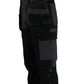Dixon Slim Fit Trousers Grey/Black Waist 34in Leg R