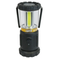 Black and yellow camping lantern on a white background