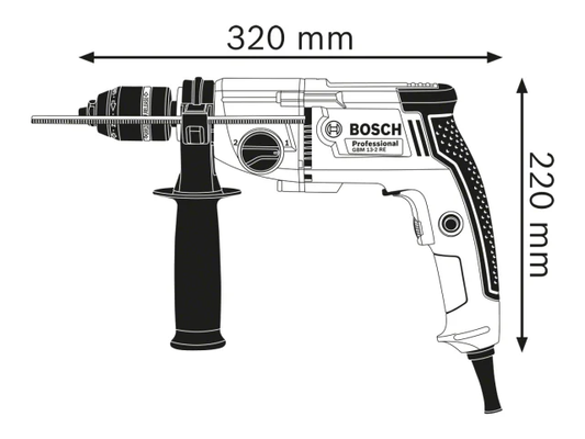 GBM 13-2 RE Professional Rotary Drill 750W 110V - [product-vendor]