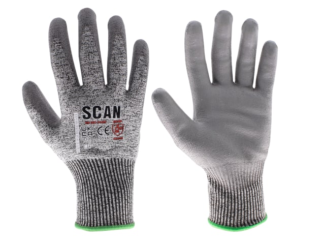 PU Palm Cut D Gloves - XXL (Size 11) - [product-vendor]