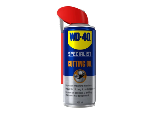 WD-40 Specialist Cutting Oil can on a white background