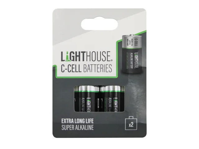 C LR14 Alkaline Batteries 6200 mAh (Pack 2)