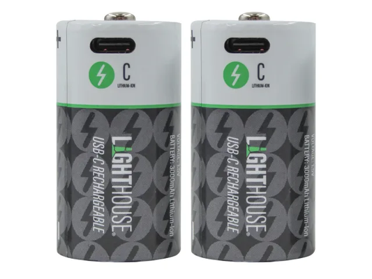 C USB-C Rechargeable Battery Li-ion Pack of 2 - [product-vendor]