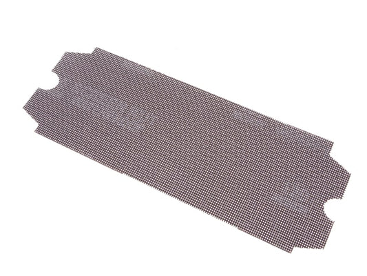 Rectangular grid-like object on a white background