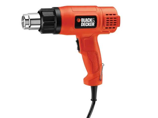 Black and Decker heat gun on a white background